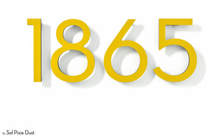 Modern House Numbers – Acrylic & Alucobond (ACP)