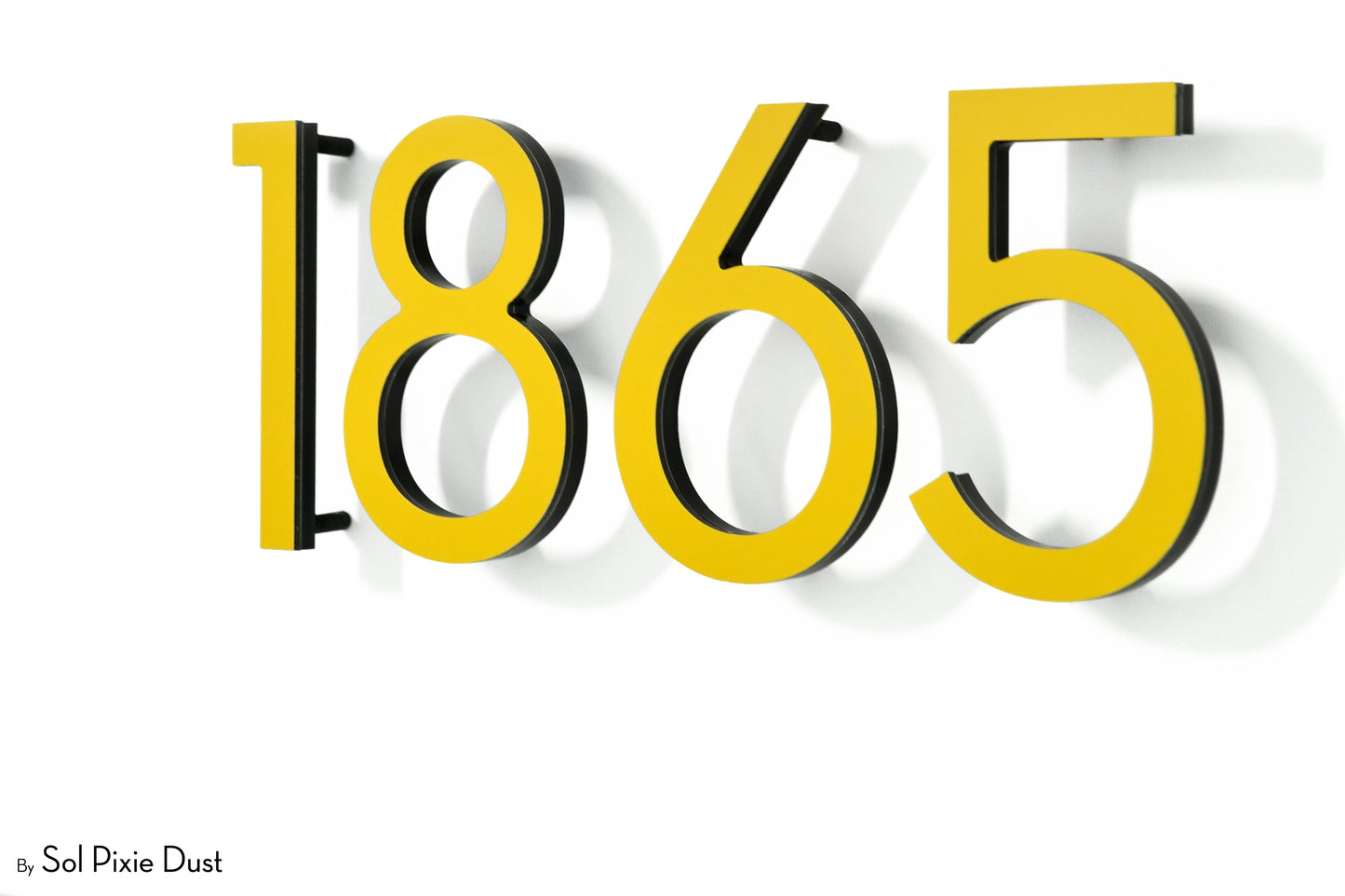 Modern House Numbers – Acrylic & Alucobond (ACP)