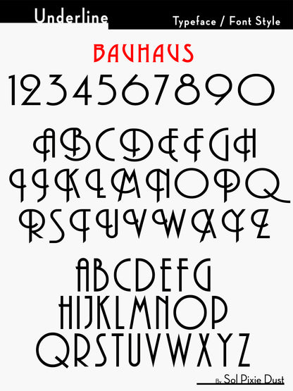 Underline House Numbers - LED Sign ( Font Options )