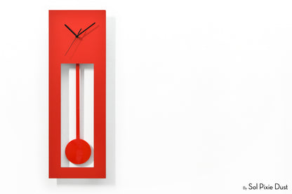 Bluntly Alucobond Grandfather Pendulum - Wall Clock / Table Clock