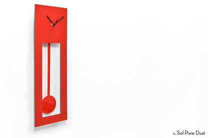 Bluntly Alucobond Grandfather Pendulum - Wall Clock / Table Clock