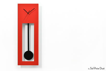 Bluntly Alucobond Grandfather Pendulum - Wall Clock / Table Clock