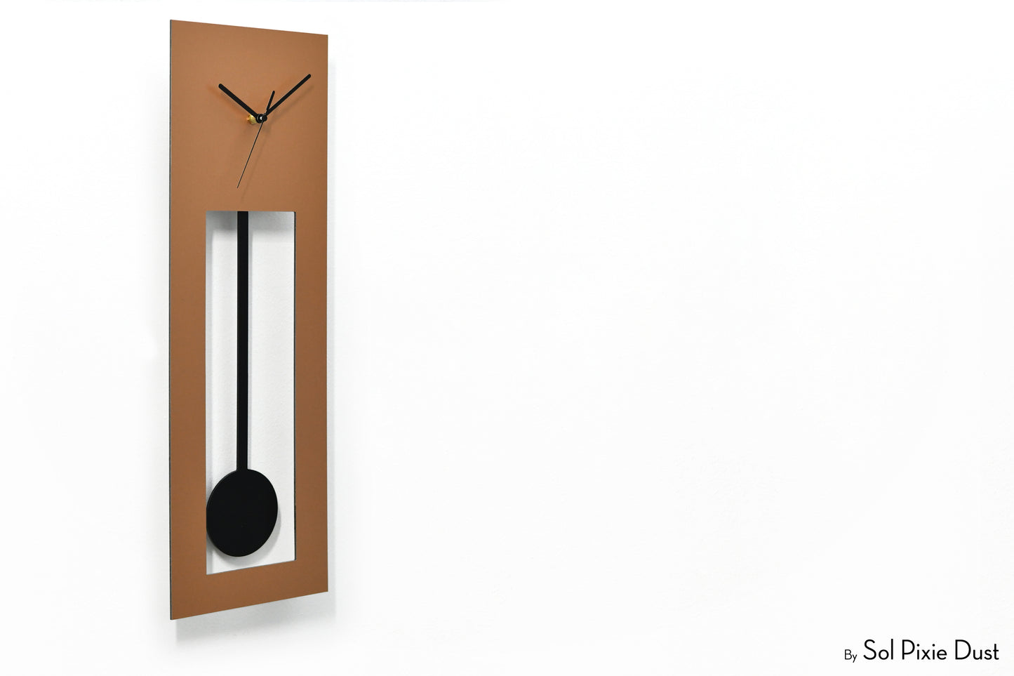 Bluntly Alucobond Grandfather Pendulum - Wall Clock / Table Clock