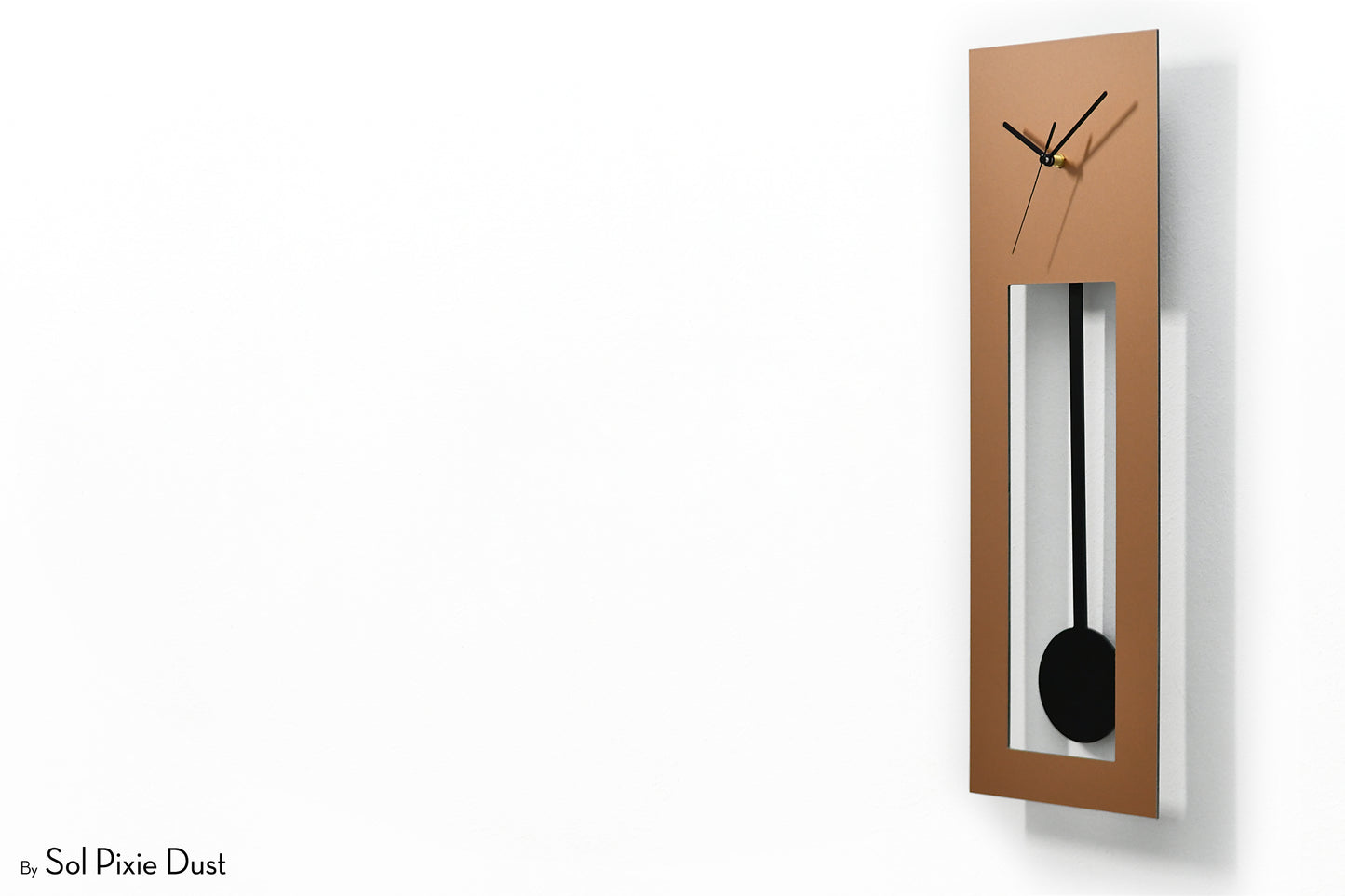Bluntly Alucobond Grandfather Pendulum - Wall Clock / Table Clock
