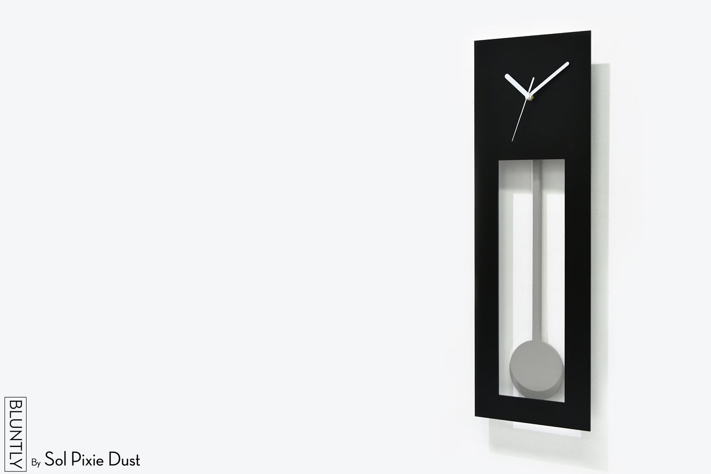 Bluntly Acrylic Grandfather Pendulum - Wall Clock / Table Clock