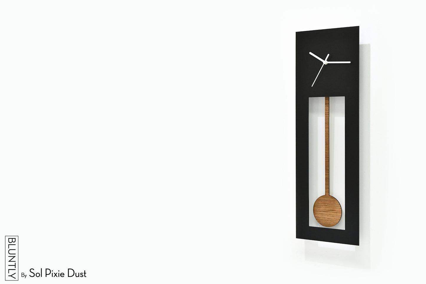 Bluntly Acrylic Grandfather Pendulum - Wall Clock / Table Clock