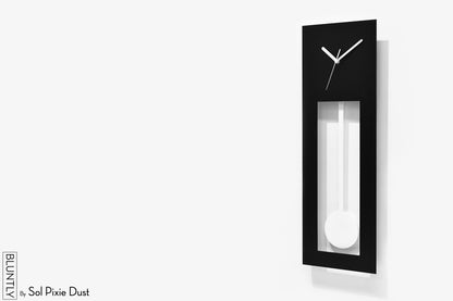 Bluntly Acrylic Grandfather Pendulum - Wall Clock / Table Clock