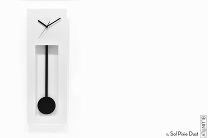 Bluntly Acrylic Grandfather Pendulum - Wall Clock / Table Clock