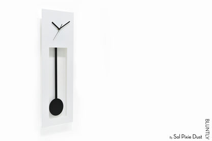 Bluntly Acrylic Grandfather Pendulum - Wall Clock / Table Clock