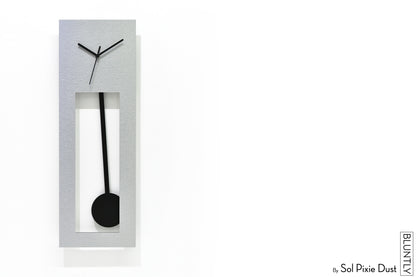Bluntly Alucobond Grandfather Pendulum - Wall Clock / Table Clock
