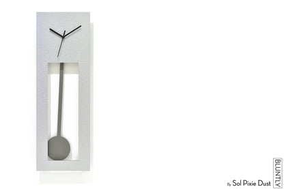 Bluntly Alucobond Grandfather Pendulum - Wall Clock / Table Clock