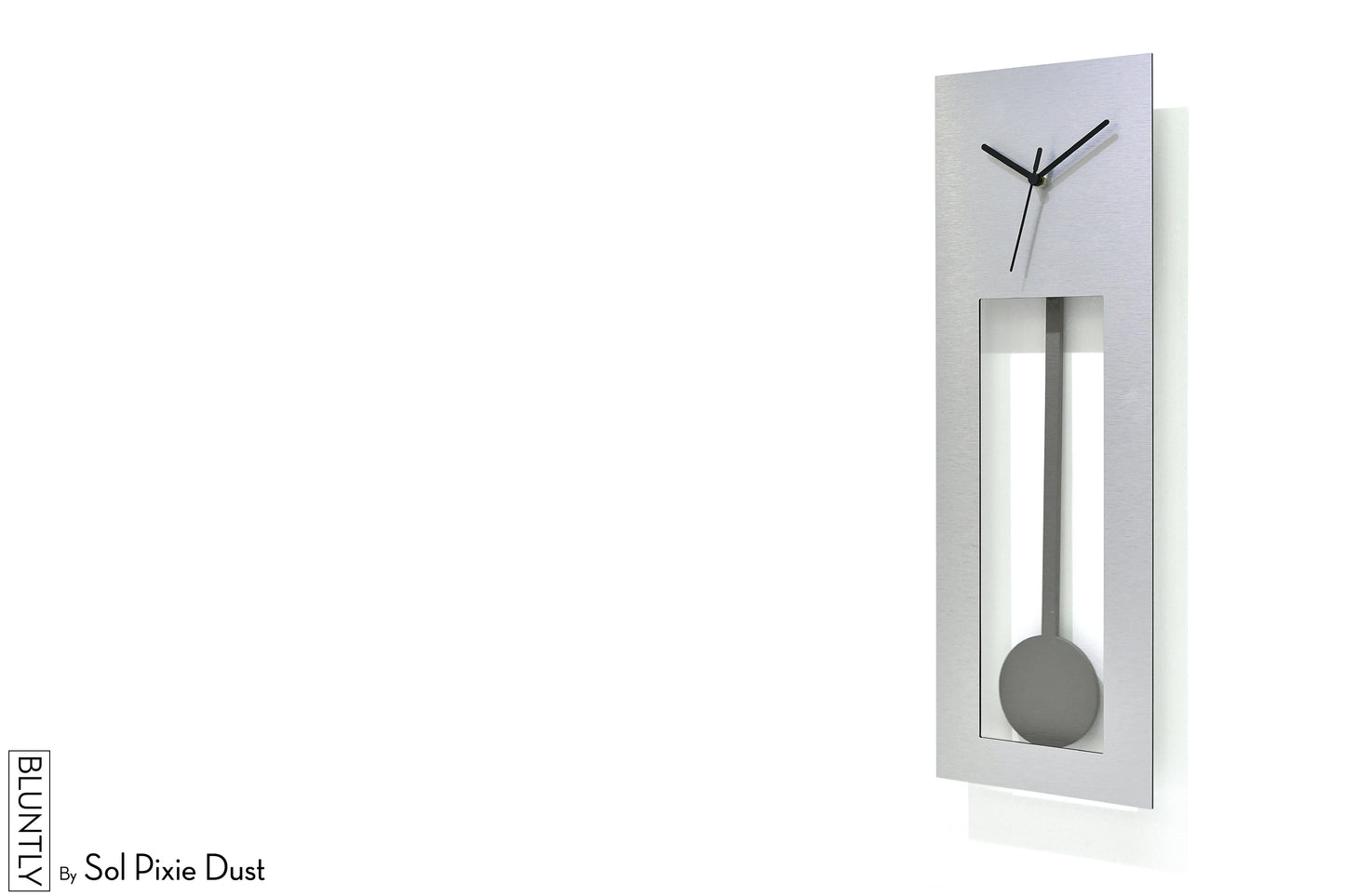 Bluntly Alucobond Grandfather Pendulum - Wall Clock / Table Clock