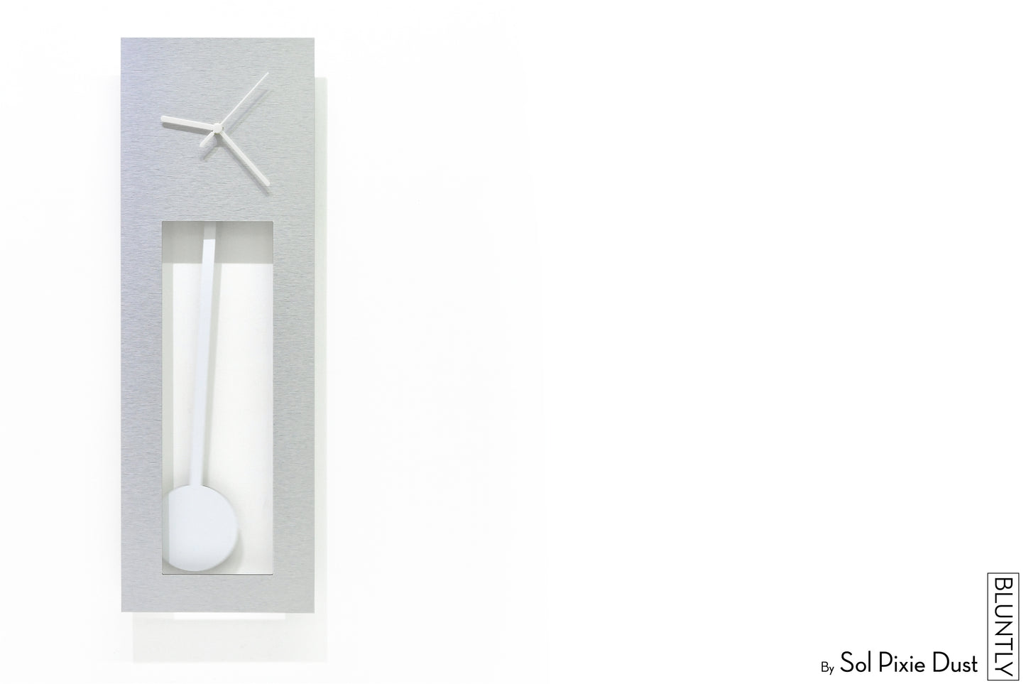 Bluntly Alucobond Grandfather Pendulum - Wall Clock / Table Clock