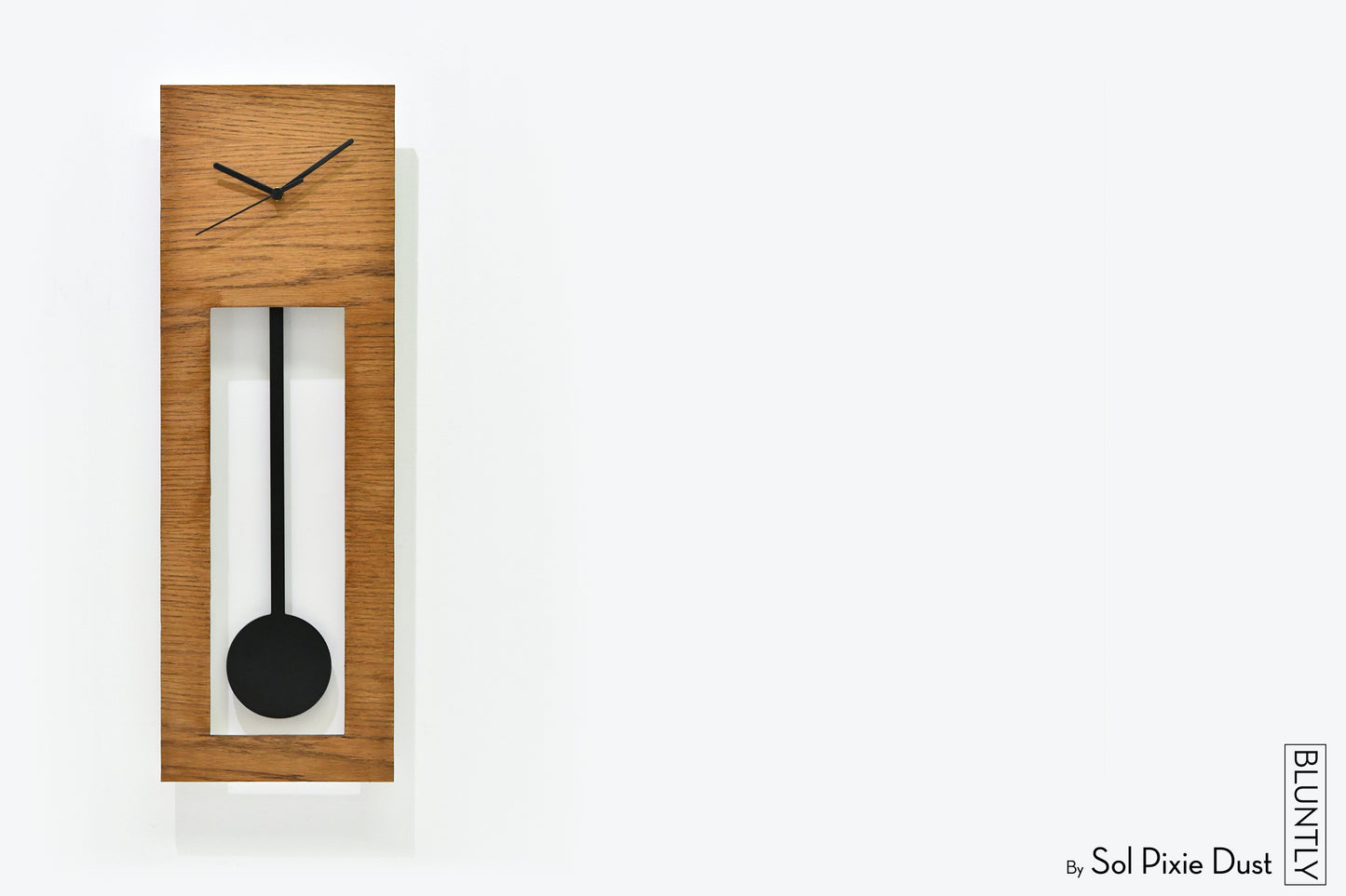 Bluntly Plywood Grandfather Pendulum - Wall Clock / Table Clock