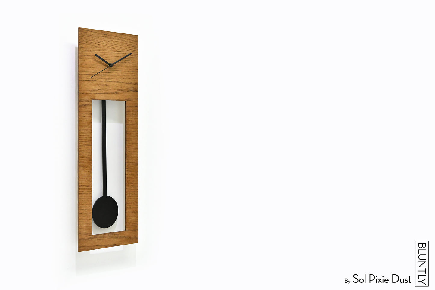 Bluntly Plywood Grandfather Pendulum - Wall Clock / Table Clock