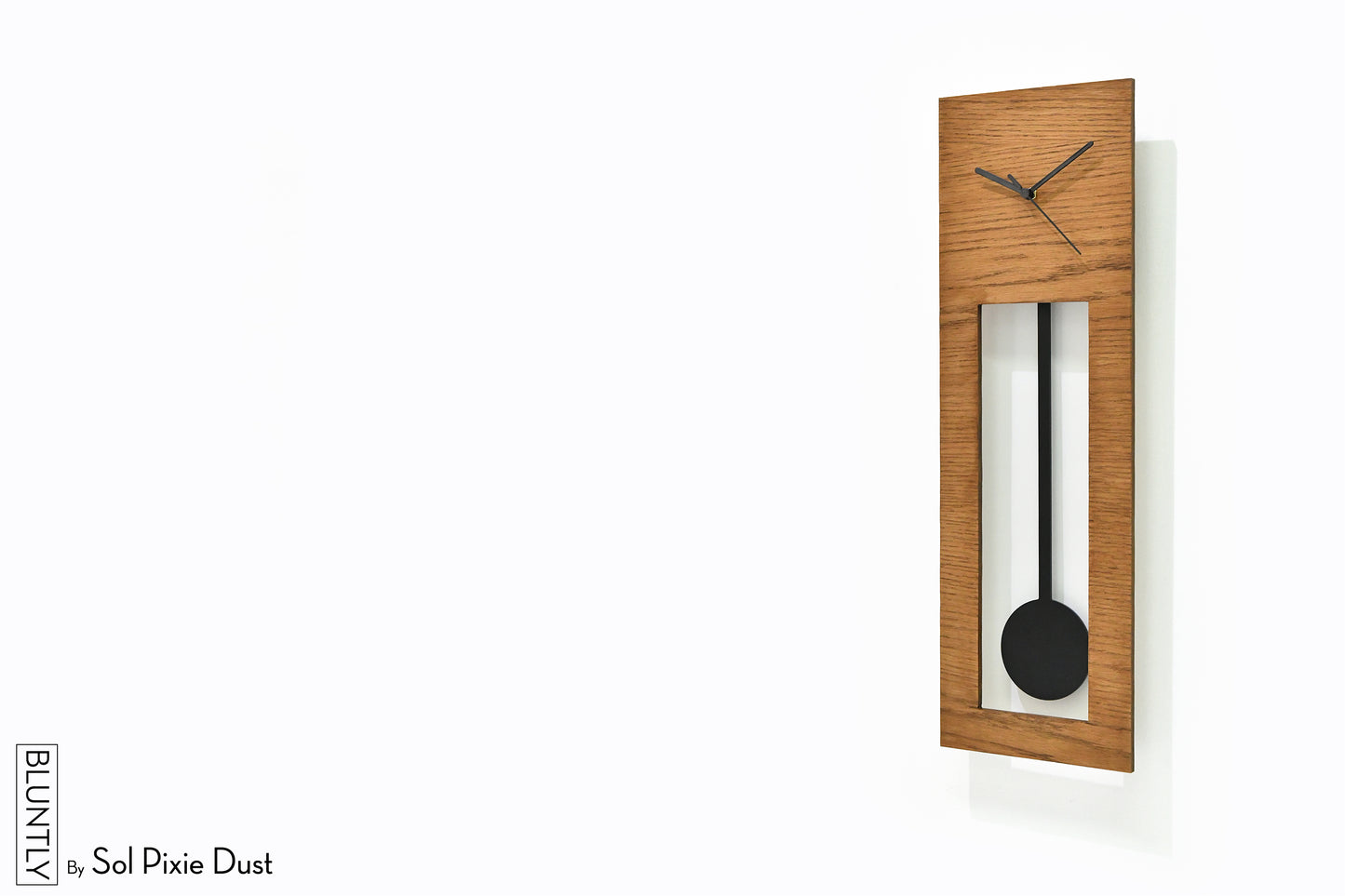 Bluntly Plywood Grandfather Pendulum - Wall Clock / Table Clock