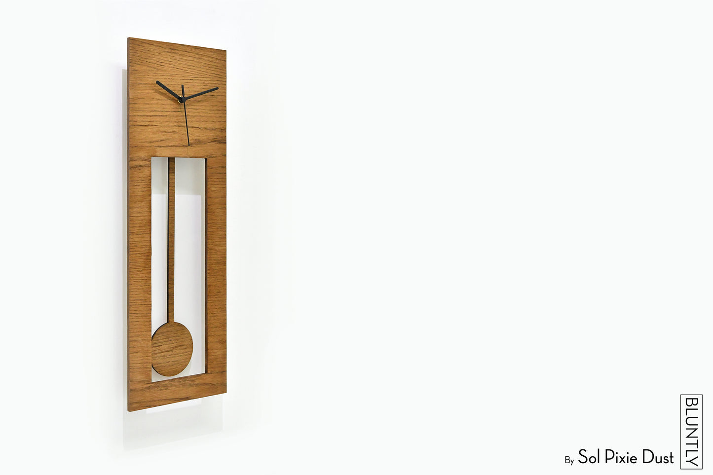 Bluntly Plywood Grandfather Pendulum - Wall Clock / Table Clock