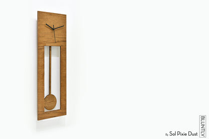Bluntly Plywood Grandfather Pendulum - Wall Clock / Table Clock