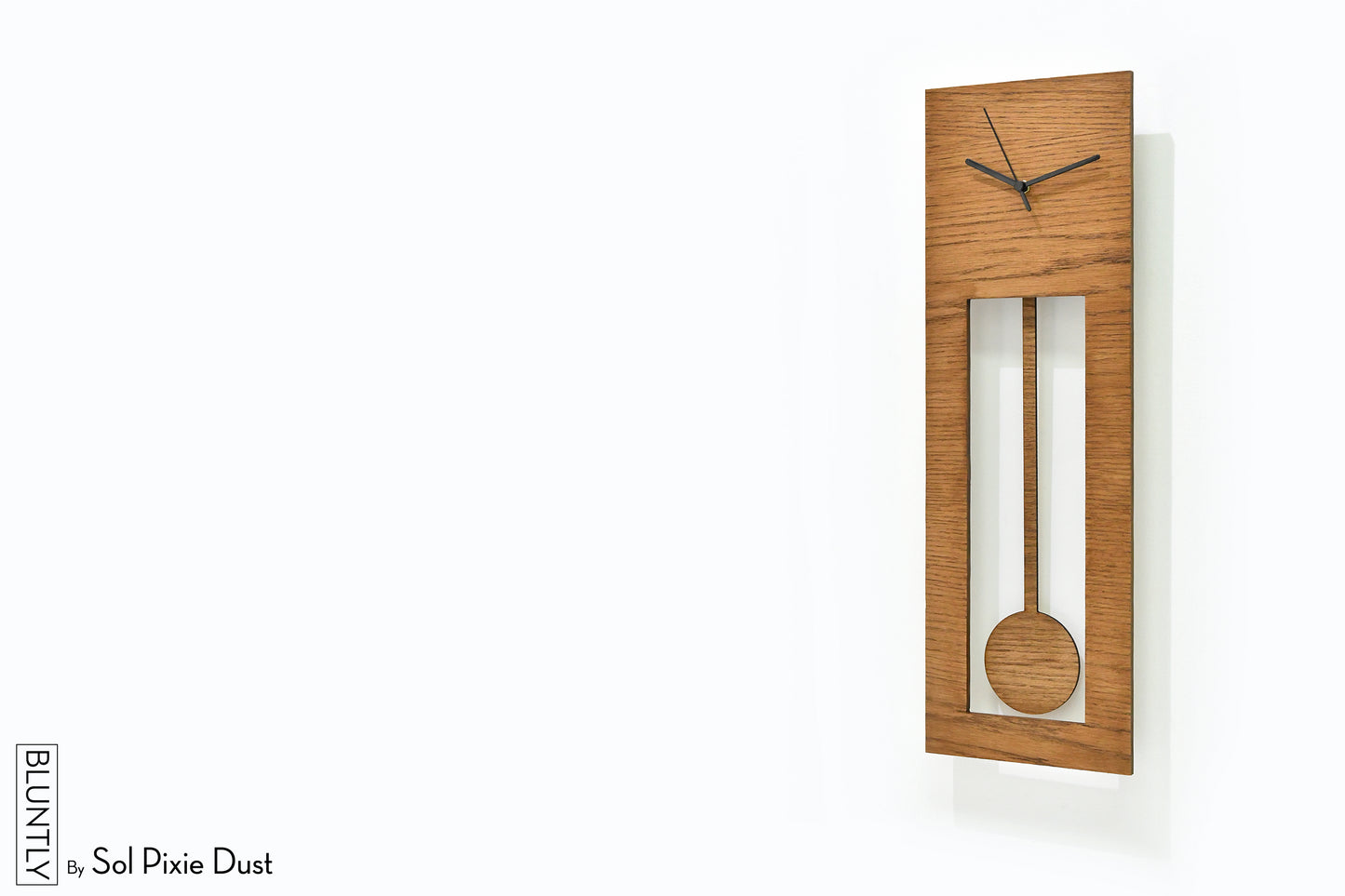 Bluntly Plywood Grandfather Pendulum - Wall Clock / Table Clock