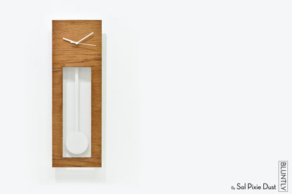 Bluntly Plywood Grandfather Pendulum - Wall Clock / Table Clock