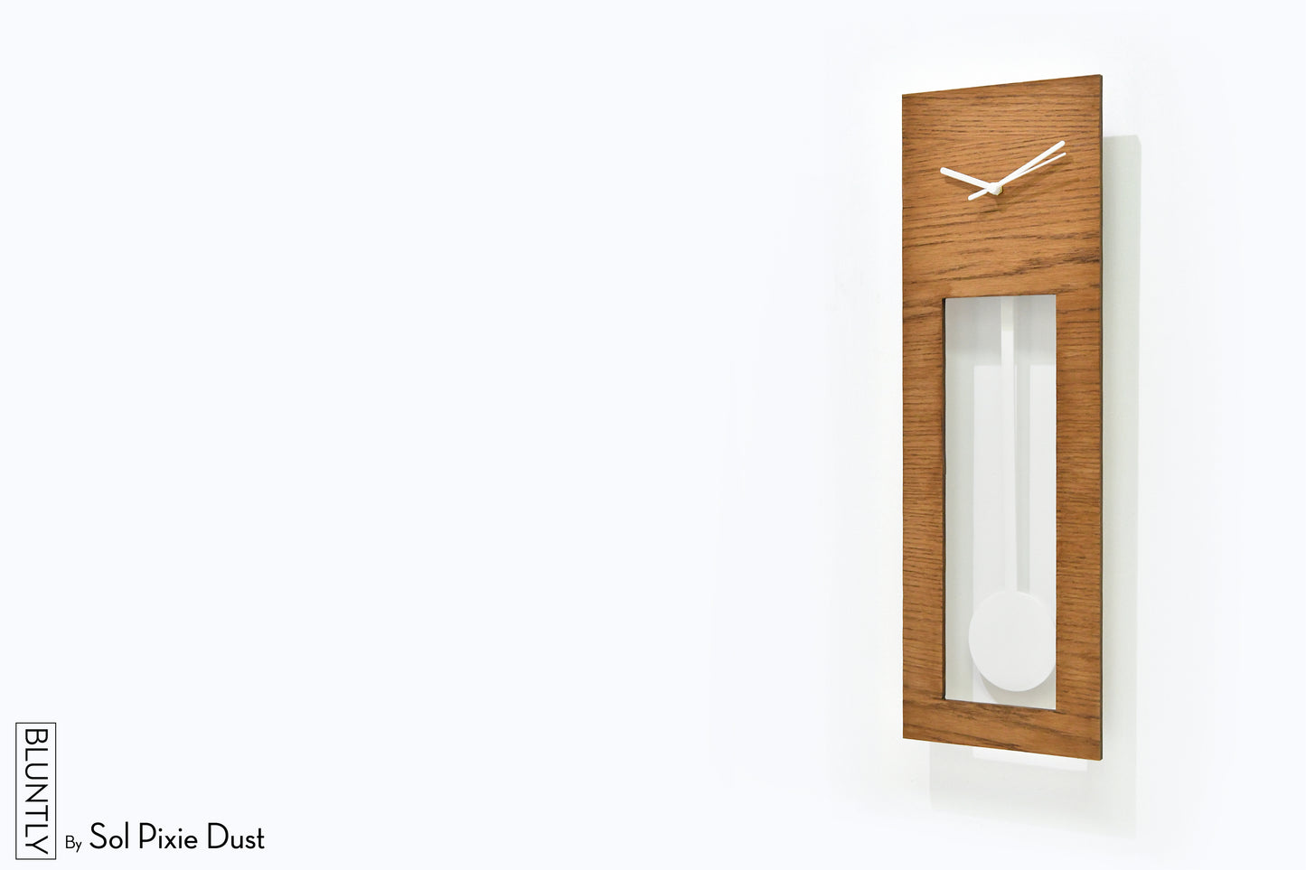 Bluntly Plywood Grandfather Pendulum - Wall Clock / Table Clock