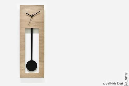 Bluntly Plywood Grandfather Pendulum - Wall Clock / Table Clock