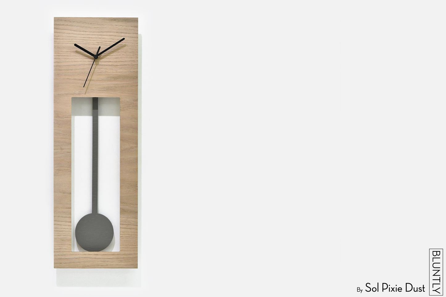 Bluntly Plywood Grandfather Pendulum - Wall Clock / Table Clock