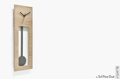 Bluntly Plywood Grandfather Pendulum - Wall Clock / Table Clock