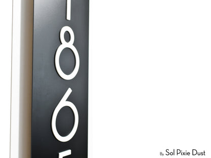 Boho Arch Plaque with Acrylic House Number Sign