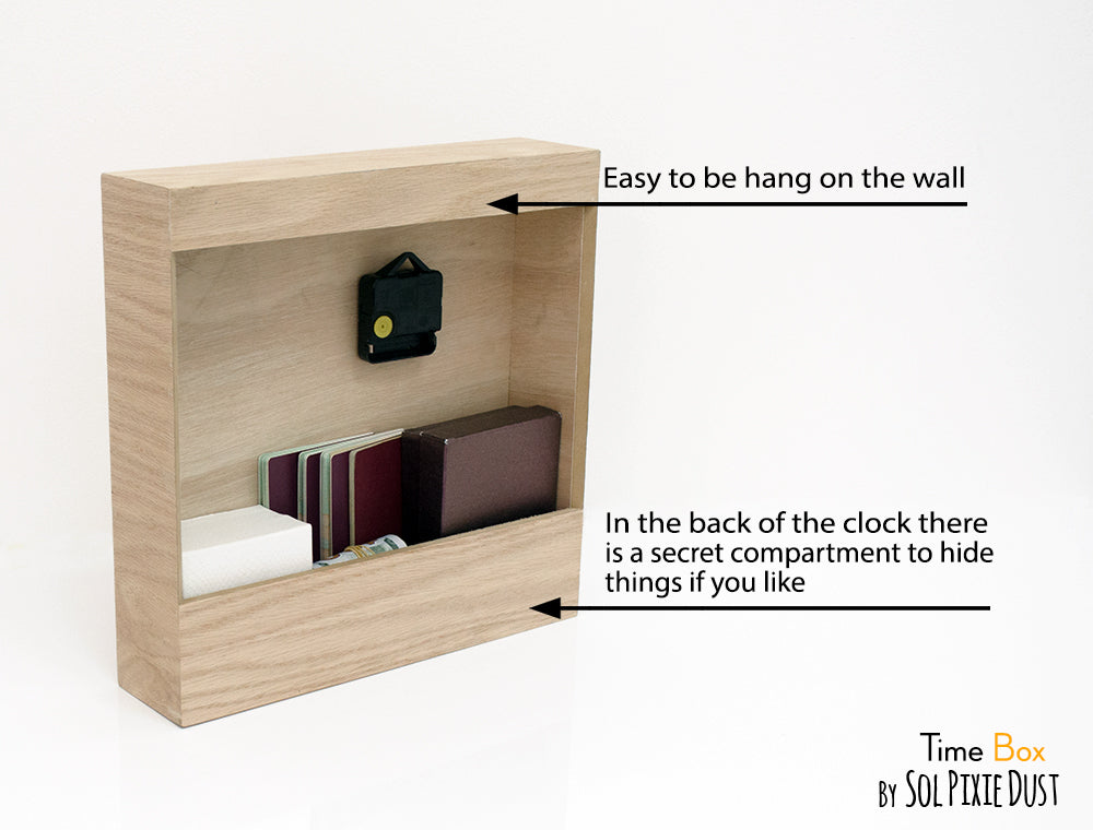 Time Box Modern Cuckoo Bird.  Cuckoo and Pendulum Wall Clock