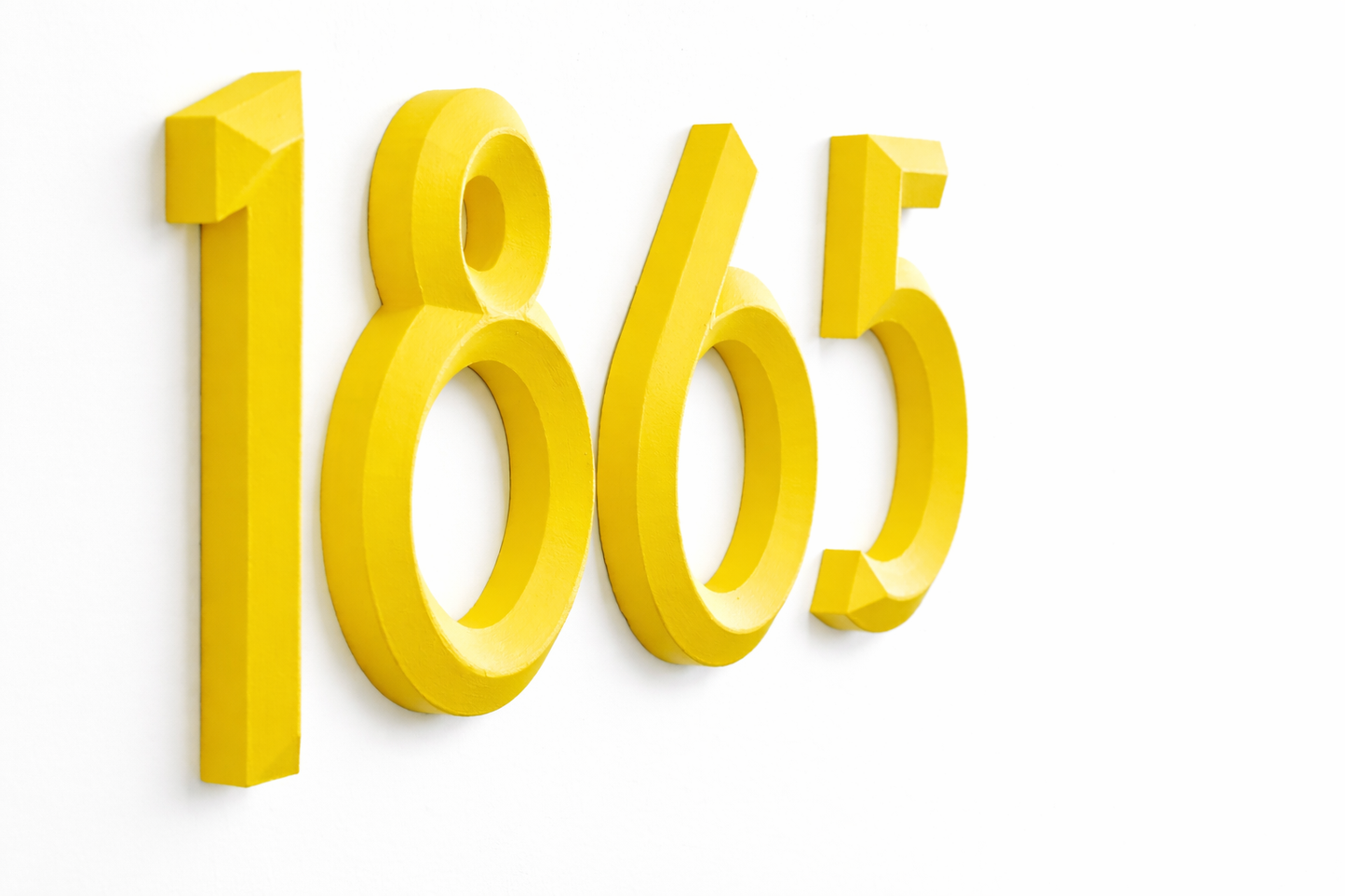 Minimal 3D House Numbers – Modern House Numbers