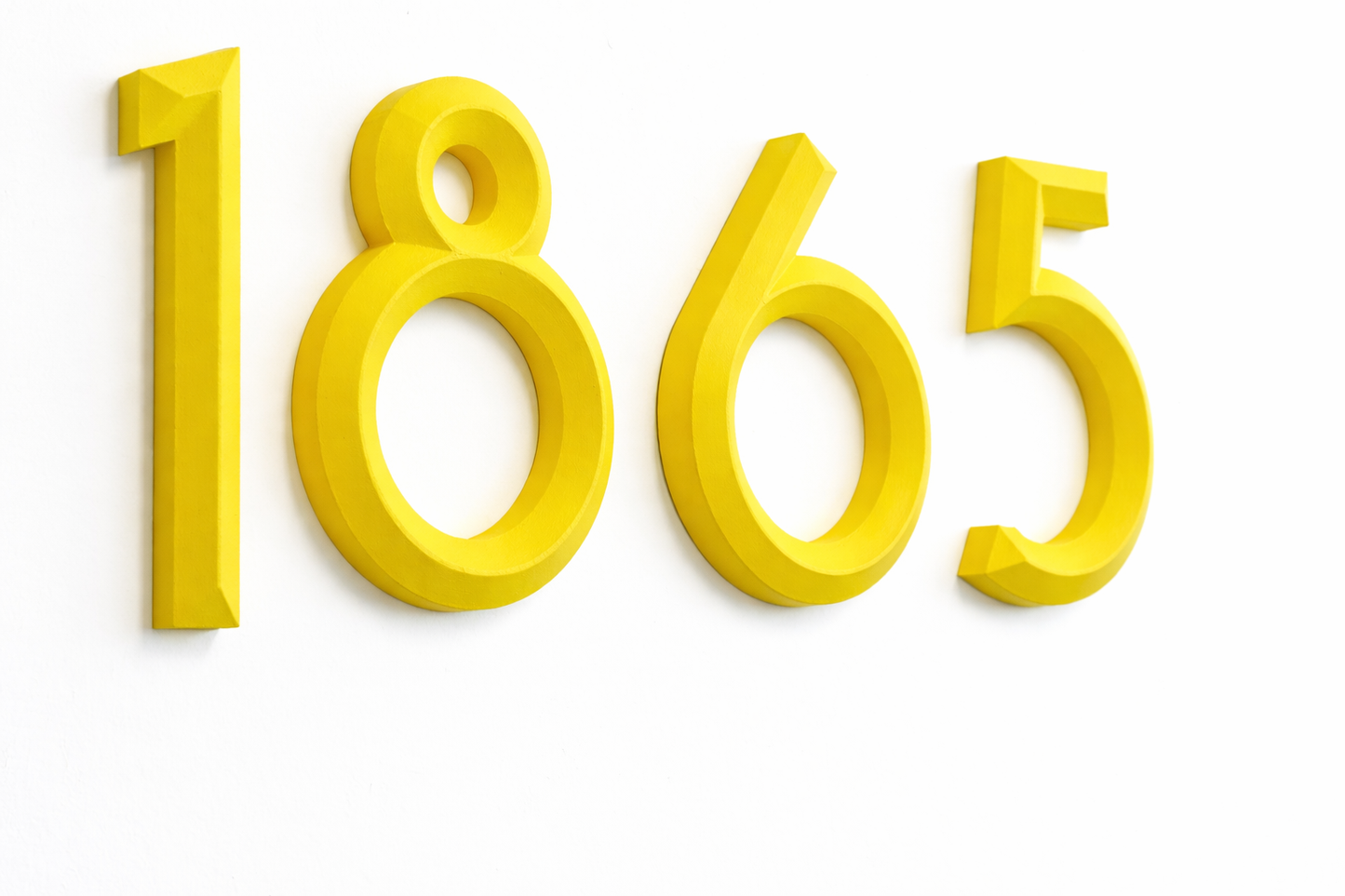 Minimal 3D House Numbers – Modern House Numbers