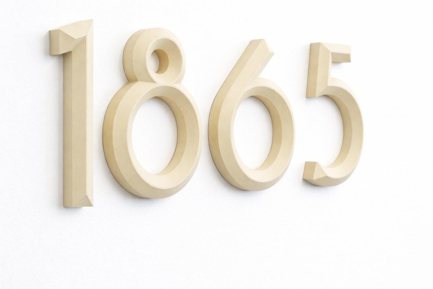 Minimal 3D House Numbers – Modern House Numbers