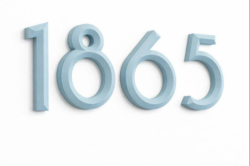 Minimal 3D House Numbers – Modern House Numbers