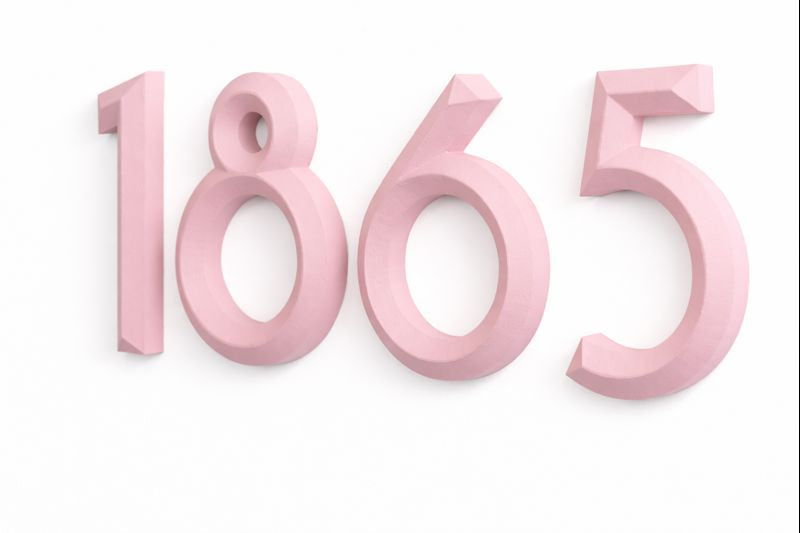 Minimal 3D House Numbers – Modern House Numbers