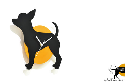 Chihuahua Wagging Tail Wall Clock