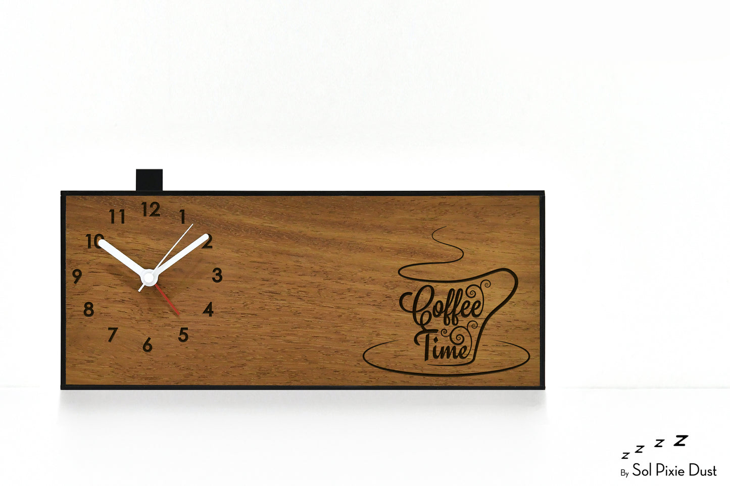Alarm Clocks - Laser Engraved No Ticking - Table Desk Clock