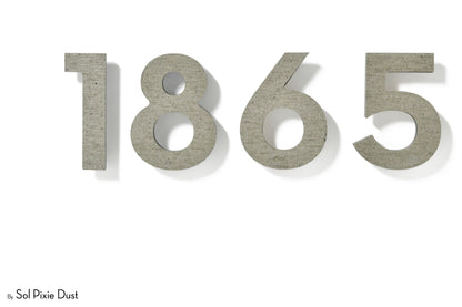 Modern House Numbers – Acrylic & Alucobond (ACP)