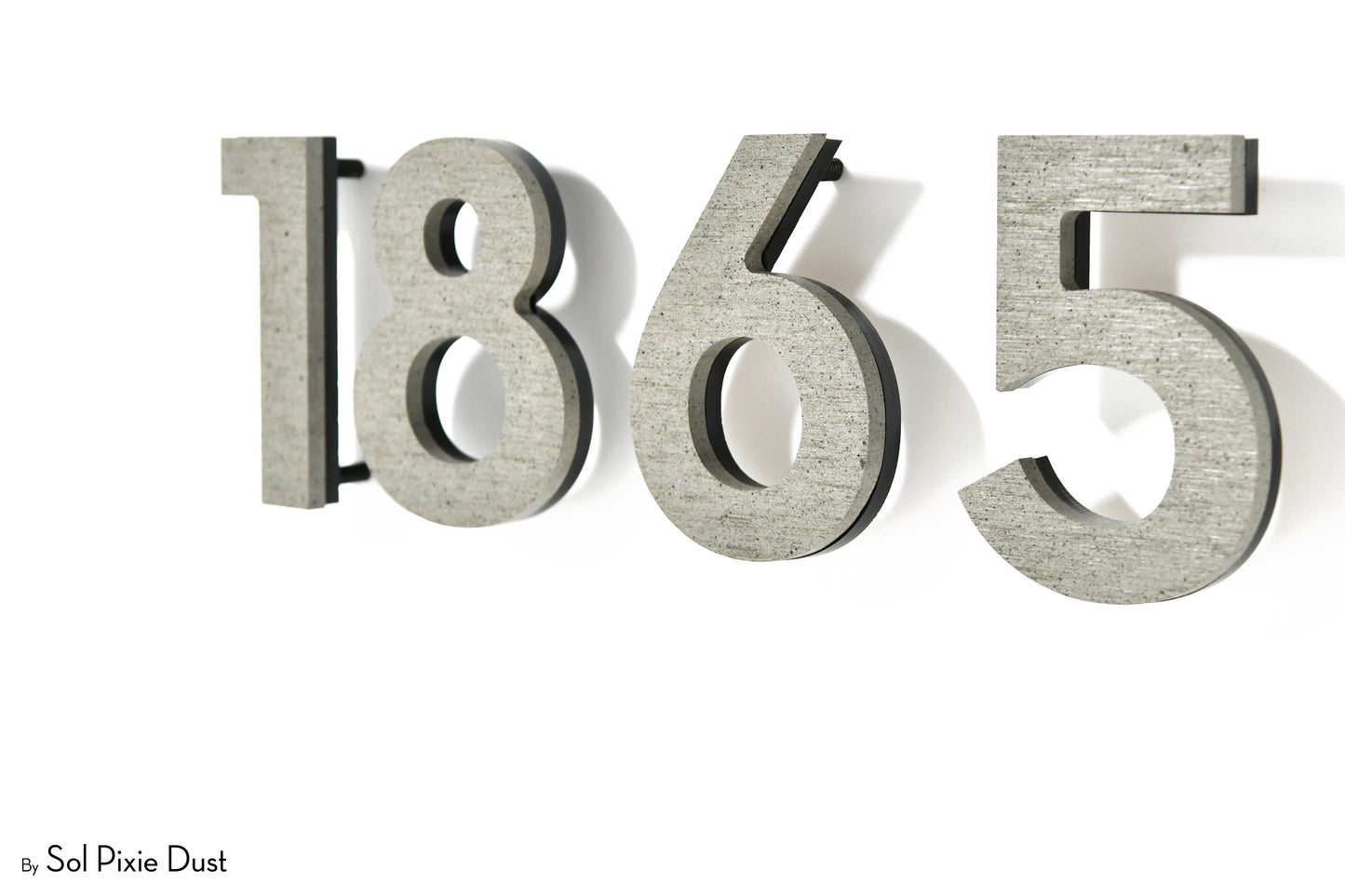 Modern House Numbers – Acrylic & Alucobond (ACP)