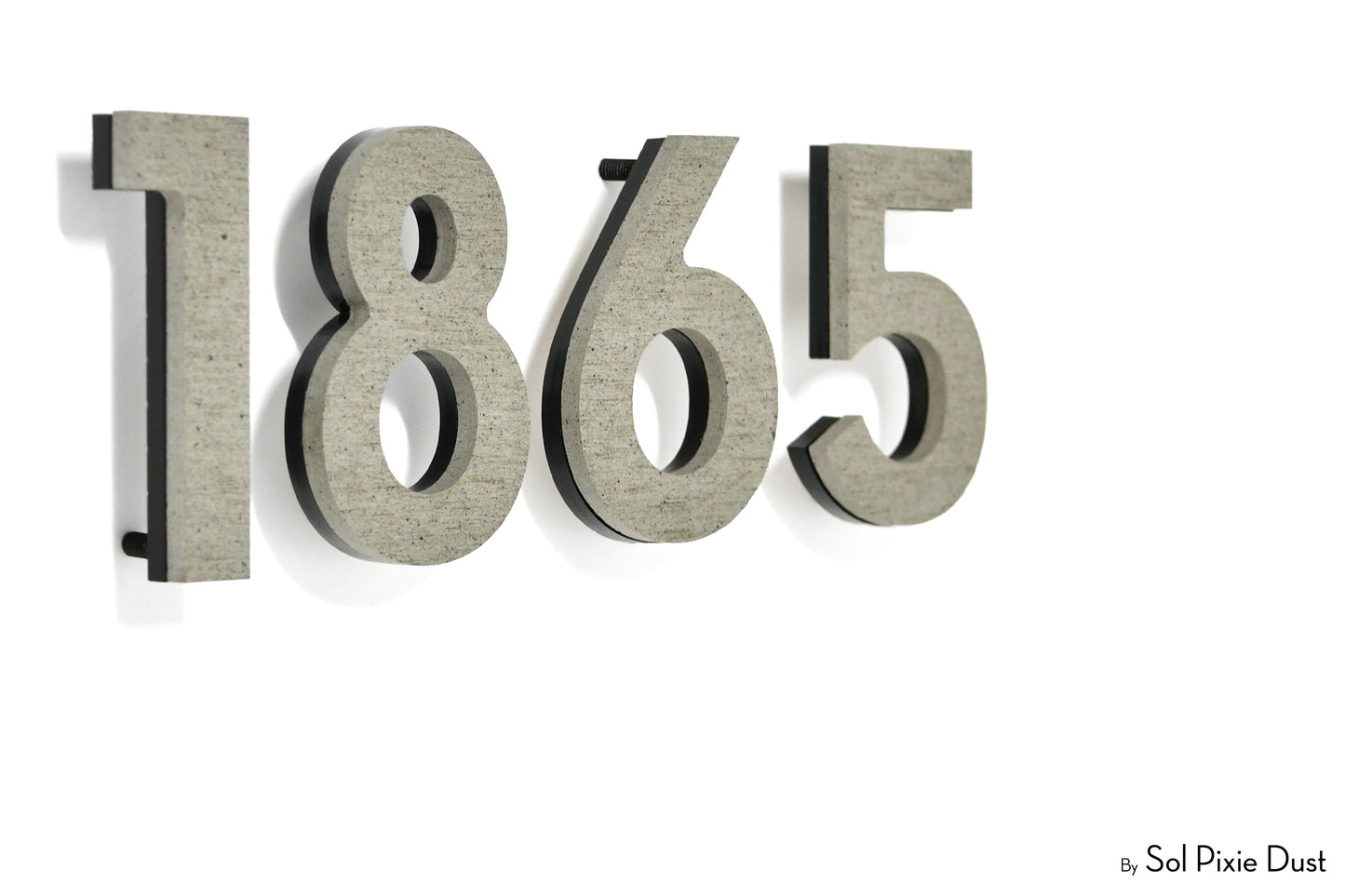 Modern House Numbers – Acrylic & Alucobond (ACP)