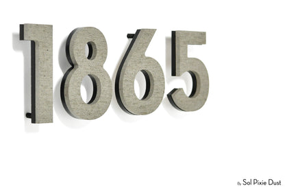 Modern House Numbers – Acrylic & Alucobond (ACP)