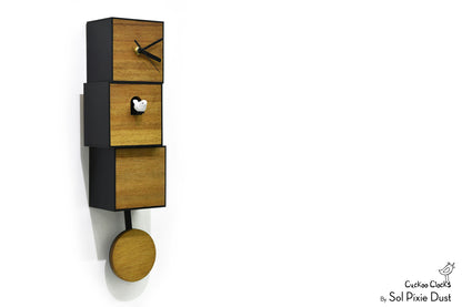 Cuckoo Clock City Three Story - Modern Cuckoo Bird Clock