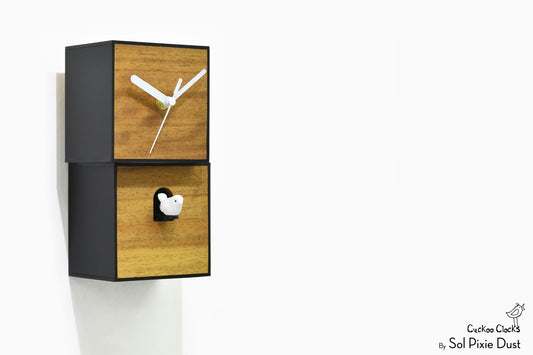 Cuckoo Clock City Two Story - Modern Cuckoo Bird Clock