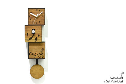 Cuckoo Clock City Three Story - Modern Cuckoo Bird Clock