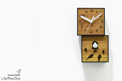 Cuckoo Clock City Two Story - Modern Cuckoo Bird Clock