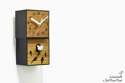Cuckoo Clock City Two Story - Modern Cuckoo Bird Clock