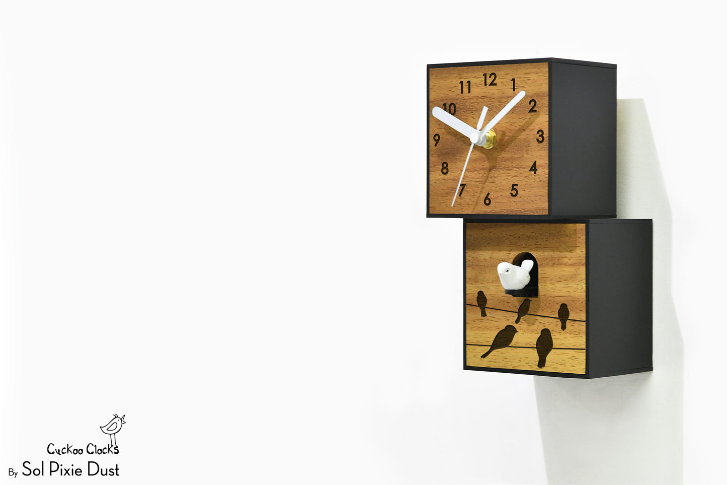 Cuckoo Clock City Two Story - Modern Cuckoo Bird Clock