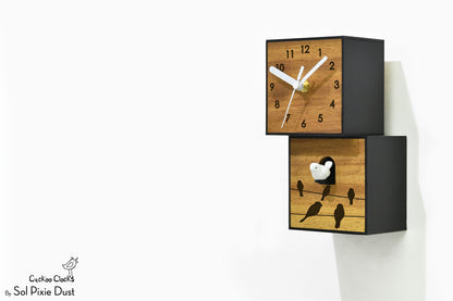 Cuckoo Clock City Two Story - Modern Cuckoo Bird Clock