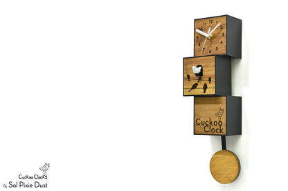 Cuckoo Clock City Three Story - Modern Cuckoo Bird Clock