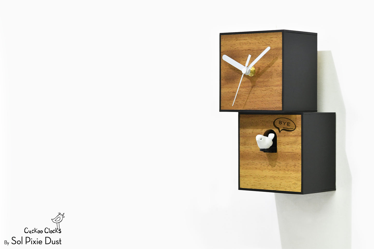 Cuckoo Clock City Two Story - Modern Cuckoo Bird Clock
